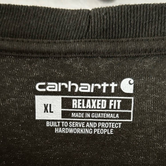 Carhartt Relaxed Fit Black Tee - Picture 3 of 3